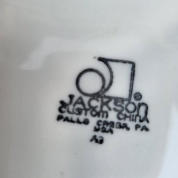 1pc RARE Vtg Jackson China Hummingbird 9.5" Chop Plate~Cooks Rest, Union Made - Picture 7 of 14